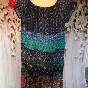 Luxology Geometric Trapeze Dress